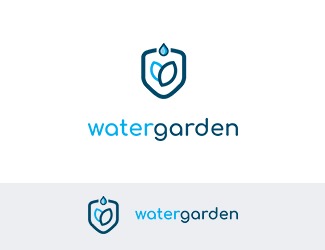 Projekt graficzny logo dla firmy online Water Garden