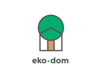 Projekt graficzny logo dla firmy online eko-dom 1