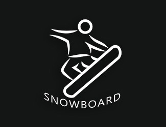Projekt graficzny logo dla firmy online Snowboard (twoja nazwa)