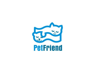 Projektowanie logo dla firm online Pet Friend