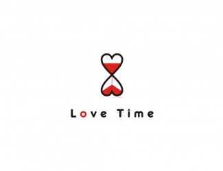 Projekt logo dla firmy LOVE TIME | Projektowanie logo