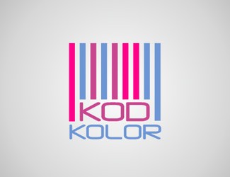Projekt logo dla firmy KOD KOLOR | Projektowanie logo