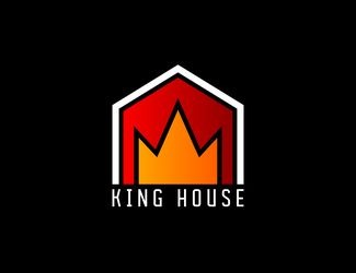 Projektowanie logo dla firm online KING HOUSE