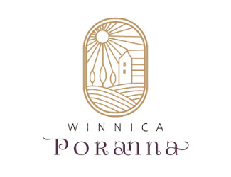 Projekt logo dla firmy Winnica Poranna | Projektowanie logo