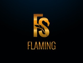Projektowanie logo dla firmy, konkurs graficzny F flaming