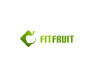 Projekt graficzny logo dla firmy online fitfruit