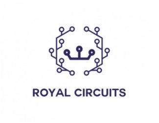 Projekt logo dla firmy Royal Circuits | Projektowanie logo