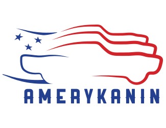 Projekt graficzny logo dla firmy online Amerykanin