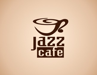 Projekt logo dla firmy Jazz Cafe | Projektowanie logo