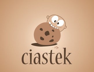 Projekt logo dla firmy Ciastek | Projektowanie logo