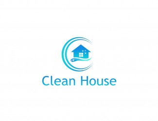 Projekt logo dla firmy Clean House | Projektowanie logo
