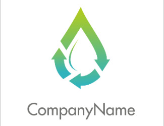 Projekt logo dla firmy Czysta woda | Projektowanie logo