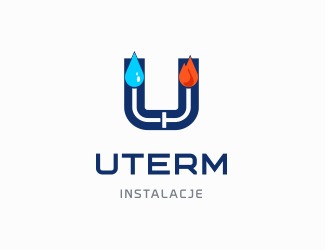 Projekt graficzny logo dla firmy online UTERM