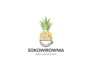 Projekt graficzny logo dla firmy online Sokowirownia