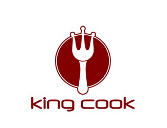 Projekt graficzny logo dla firmy online king cook