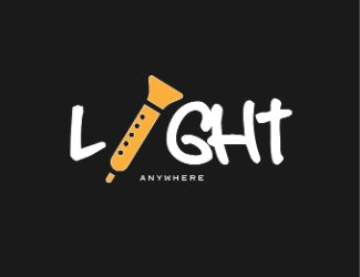 Projektowanie logo dla firmy, konkurs graficzny LIGHT ANYWHERE