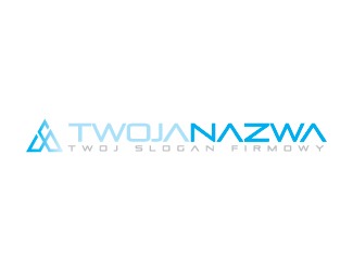 Projekt graficzny logo dla firmy online trójąkty