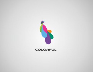 Projekt graficzny logo dla firmy online colorful