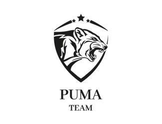 Projekt logo dla firmy puma team | Projektowanie logo