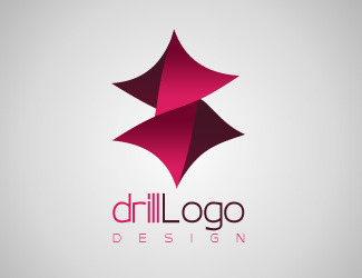 Projekt graficzny logo dla firmy online Różowe wiertło