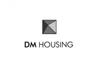 Projekt graficzny logo dla firmy online DM housing