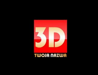 Projekt graficzny logo dla firmy online 3D Efekt