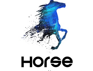 Projekt graficzny logo dla firmy online horse