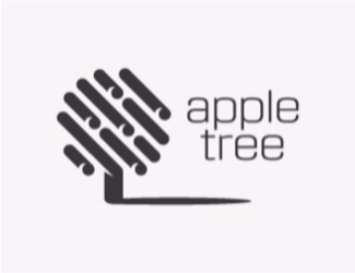 Projekt graficzny logo dla firmy online apple tree