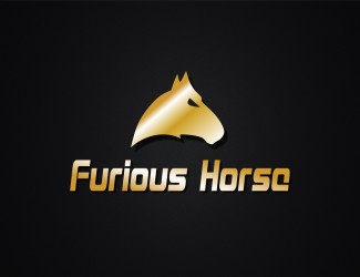 Projekt graficzny logo dla firmy online Furious Horse