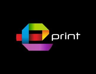 Projekt logo dla firmy E PRINT | Projektowanie logo