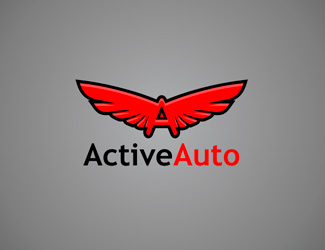 Projektowanie logo dla firm online ActiveAuto