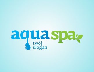 Projekt logo dla firmy AquaSpa | Projektowanie logo