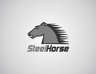 Projekt logo dla firmy SteelHorse | Projektowanie logo