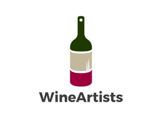 Projektowanie logo dla firmy, konkurs graficzny Wine Artists