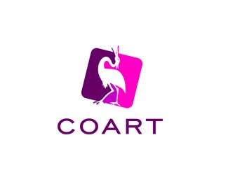 Projekt graficzny logo dla firmy online coart