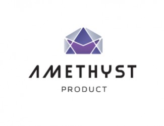 Projekt graficzny logo dla firmy online amethyst 