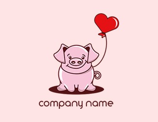 Projektowanie logo dla firmy, konkurs graficzny piggy