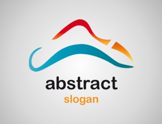 Projekt graficzny logo dla firmy online abstract