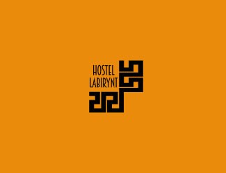 Projekt logo dla firmy hostel labirynt | Projektowanie logo