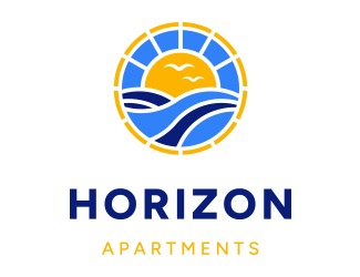 Projekt logo dla firmy Horizon Apartments | Projektowanie logo