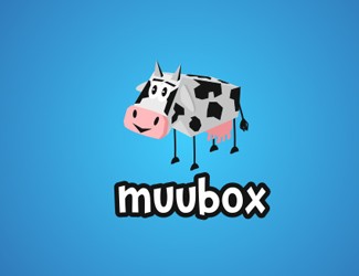 Projekt graficzny logo dla firmy online muubox