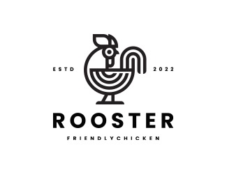 Projektowanie logo dla firm online Rooster