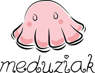 Projekt graficzny logo dla firmy online Meduziak