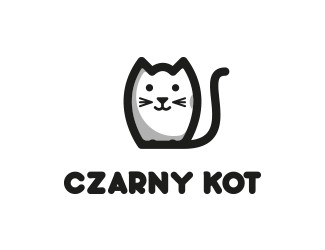Projektowanie logo dla firm online CZARNY KOT