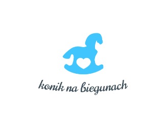 Projekt graficzny logo dla firmy online konik na biegunach