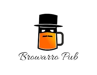 Projekt logo dla firmy PUB BROWAR | Projektowanie logo
