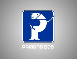 Projekt graficzny logo dla firmy online Parking Dog