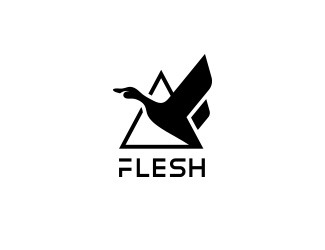 Projekt graficzny logo dla firmy online flesh