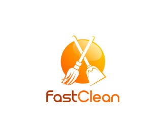 Projekt graficzny logo dla firmy online fastclean
