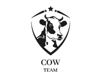 Projekt logo dla firmy cow team | Projektowanie logo